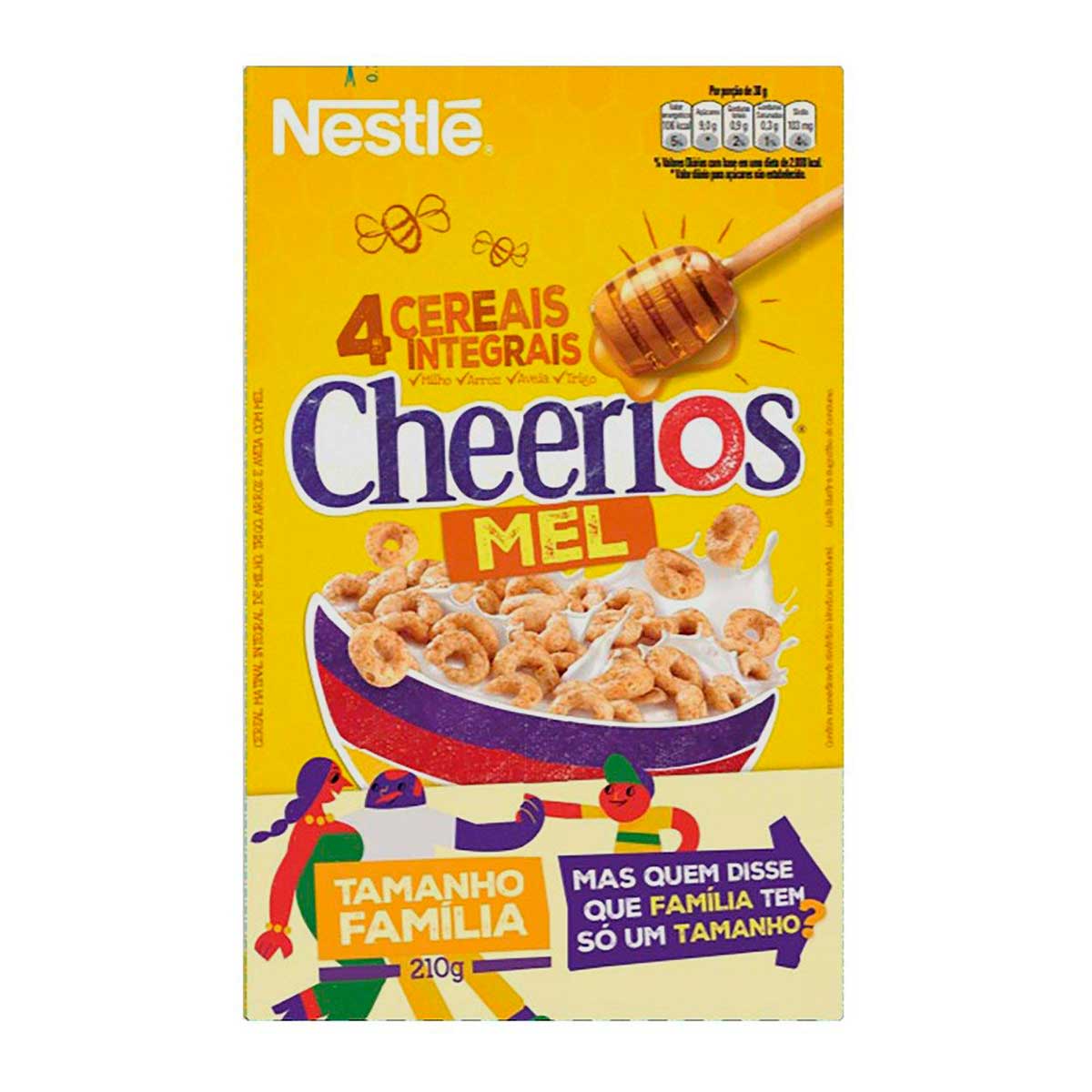 Cereal Matinal Mel Cheerios 210 g