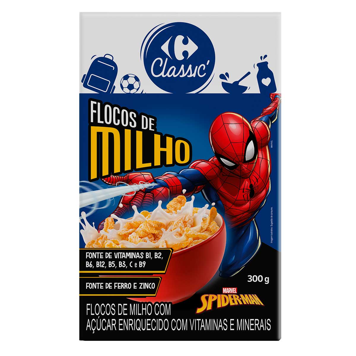 Cereal Matinal Carrefour Classic Flocos de Milho 300g