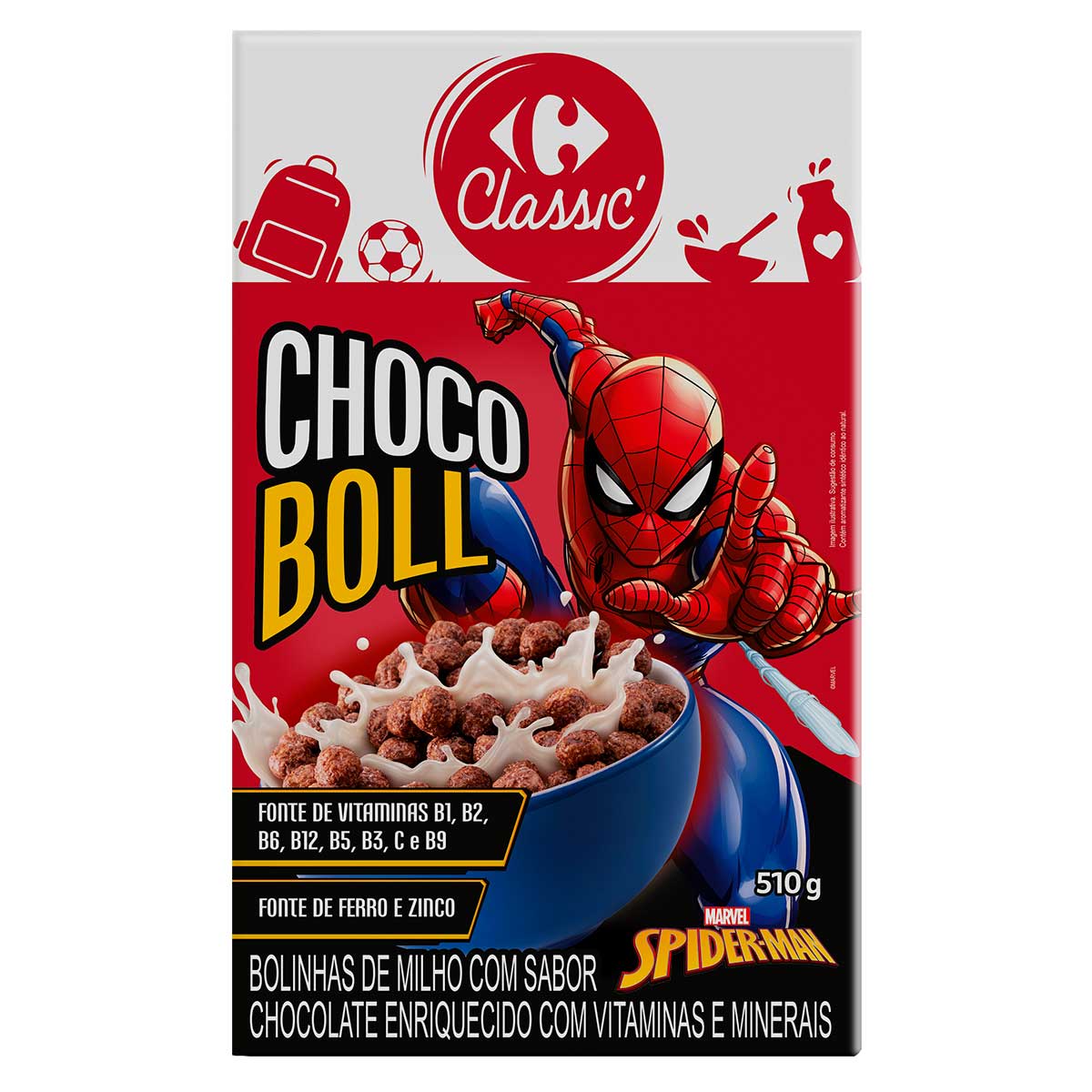 Cereal Matinal Carrefour Classic Chocoboll 720g