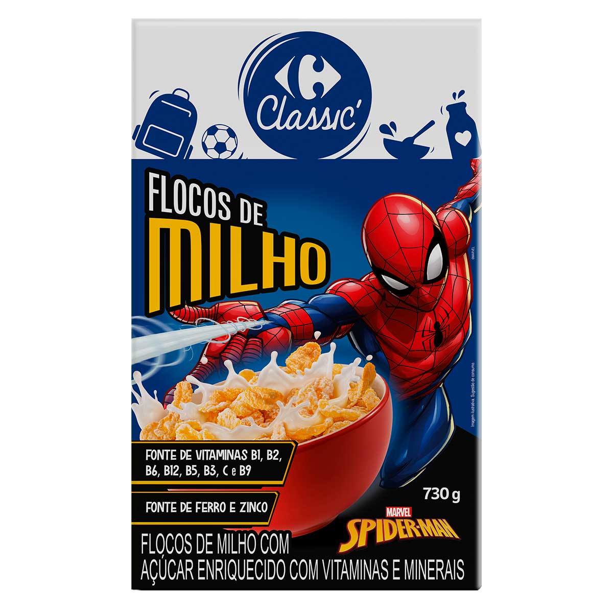 Cereal Matinal Carrefour Classic Flocos de Milho 730g