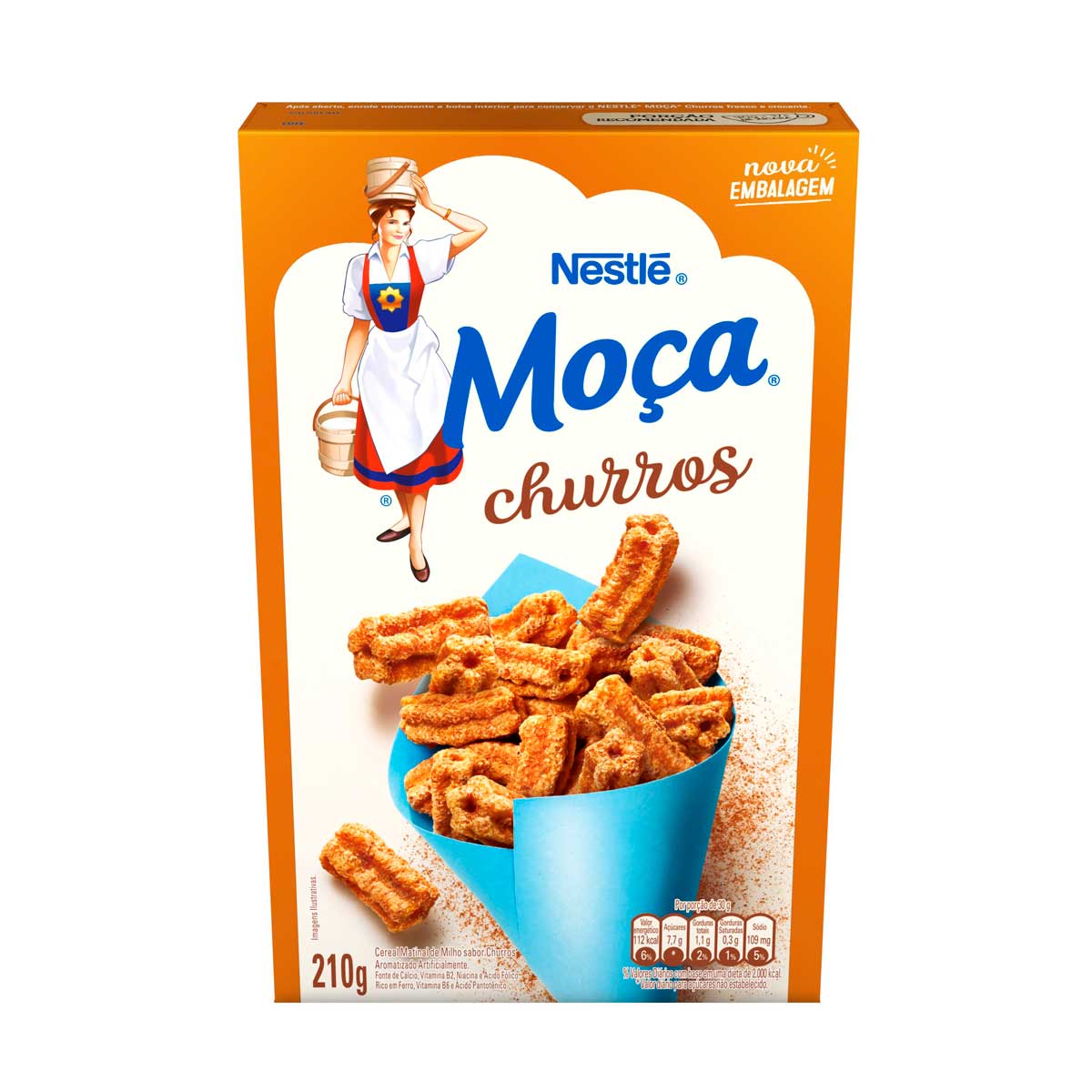 Cereal Matinal Moça Churros 210 g