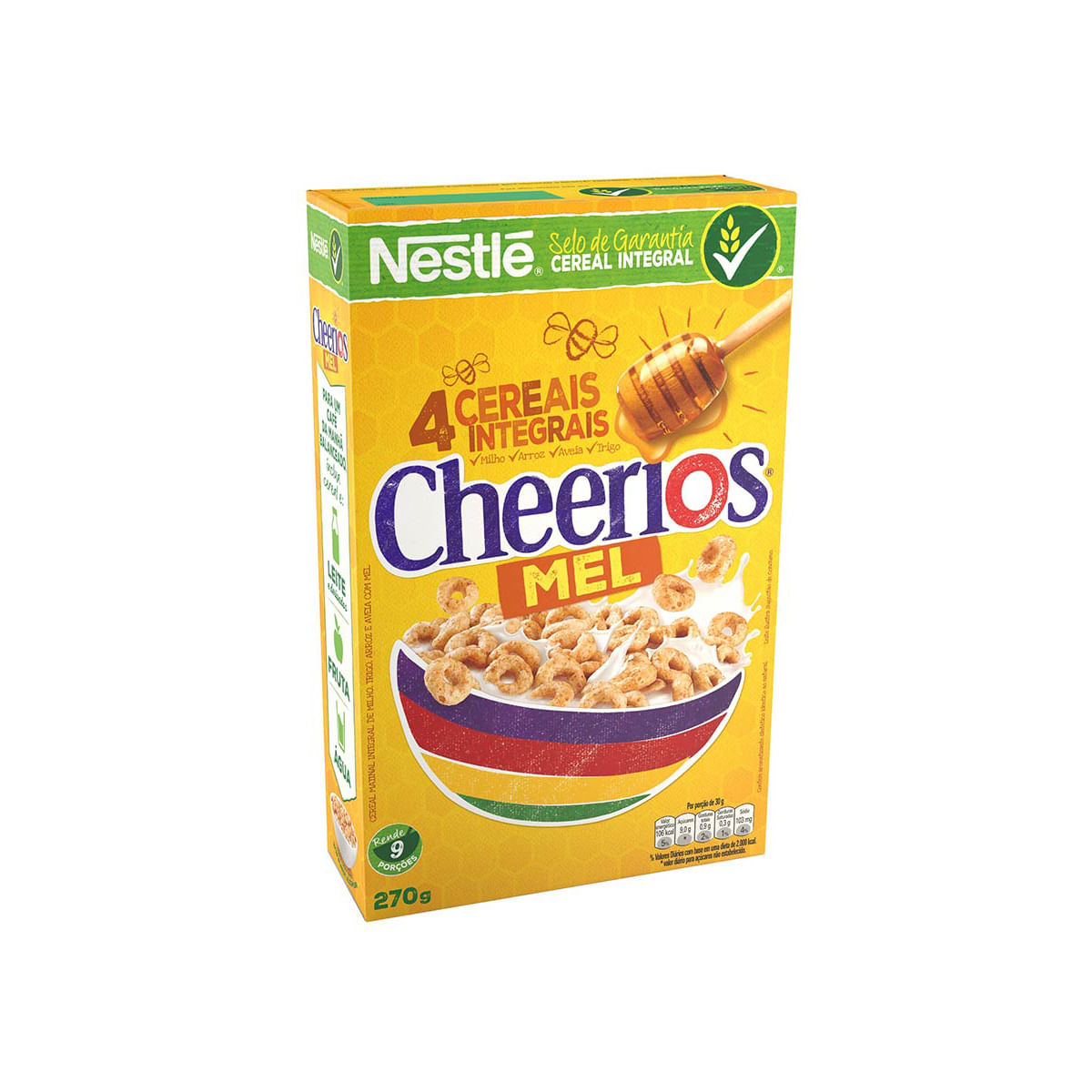 Cereal Matinal Sabor Mel Cheerios 270 g