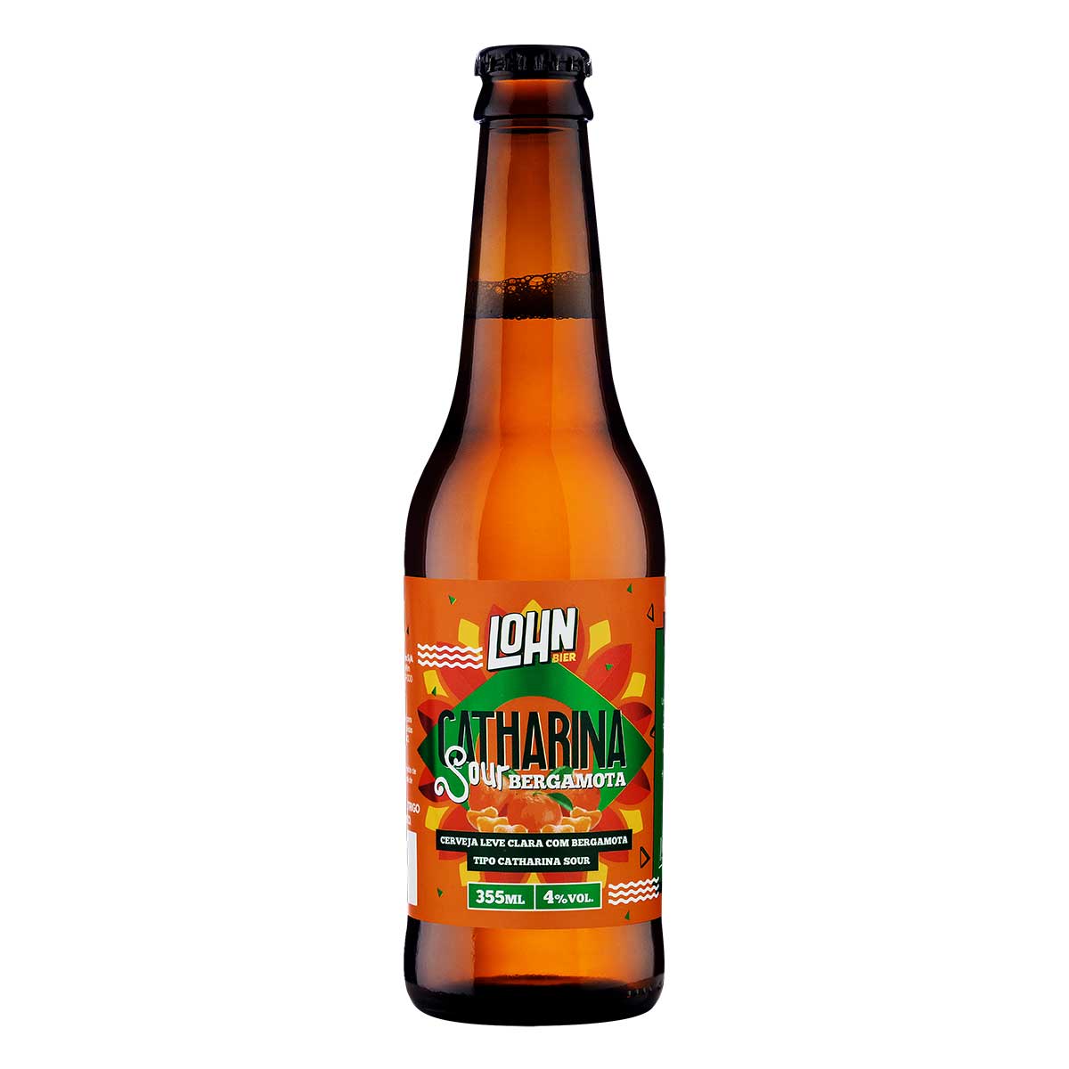 Cerveja Lohn Bier Catharina Sour Bergamota Garrafa 355ml