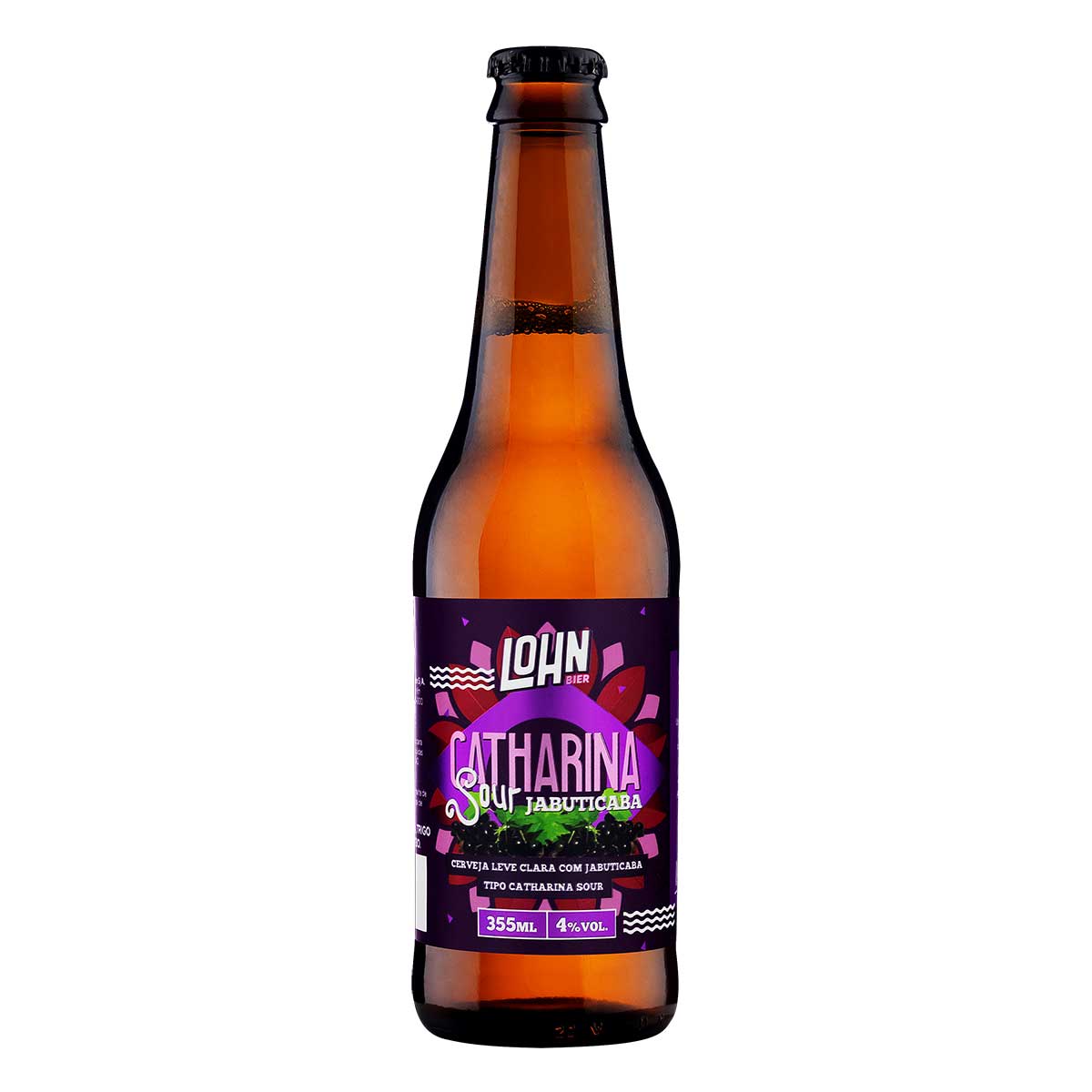 Cerveja Lohn Bier Catharina Sour Jabuticaba Garrafa 355ml