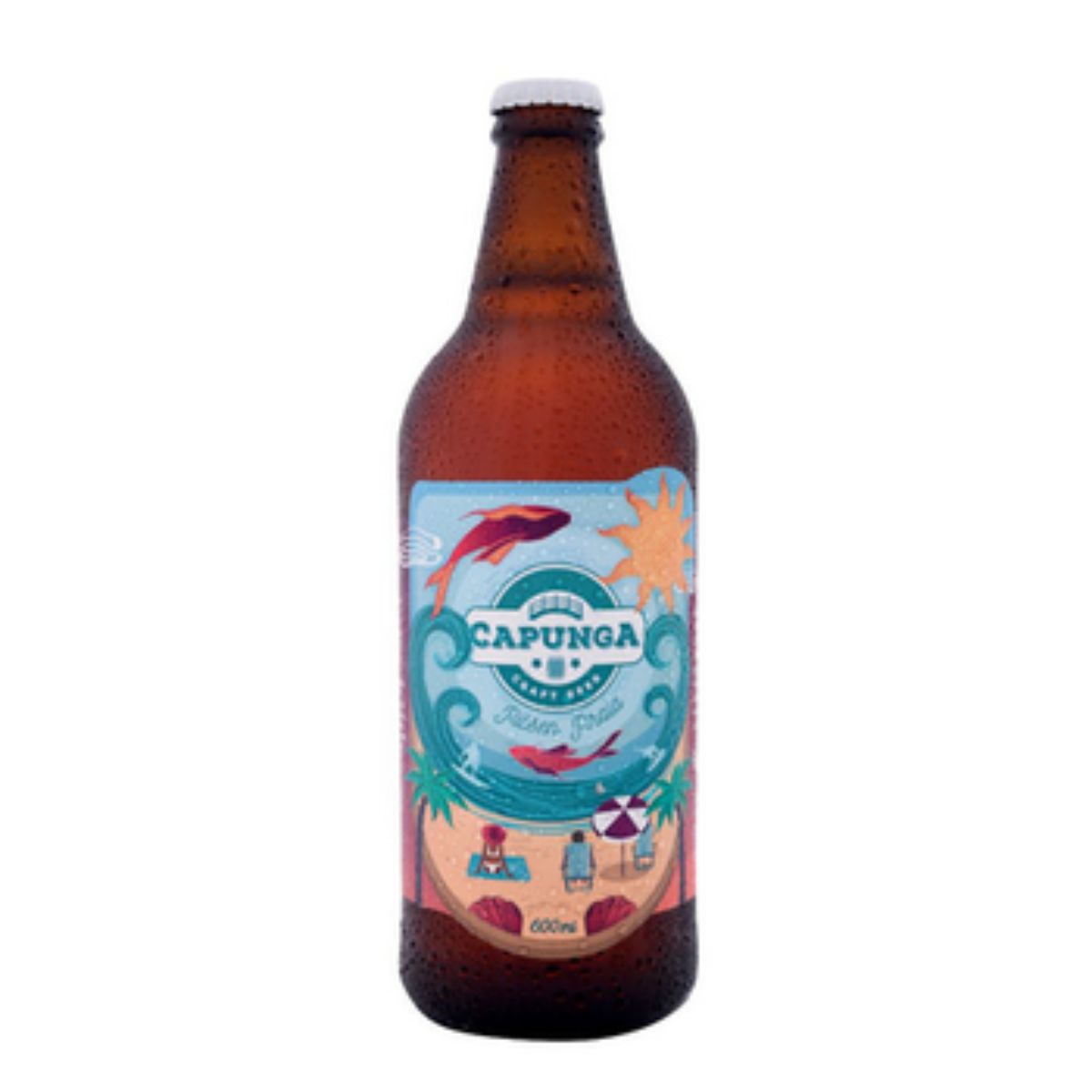 Cerveja Capunga Pilsen Praia Garrafa 600 ml