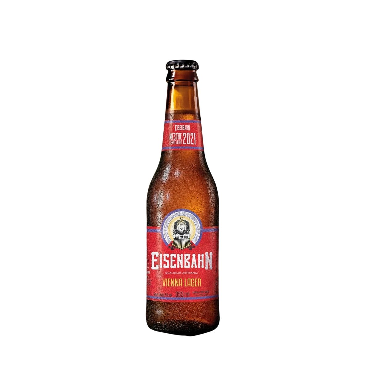 Cerveja Puro Malte Vienna Lager Eisenbahn Garrafa 355 ml