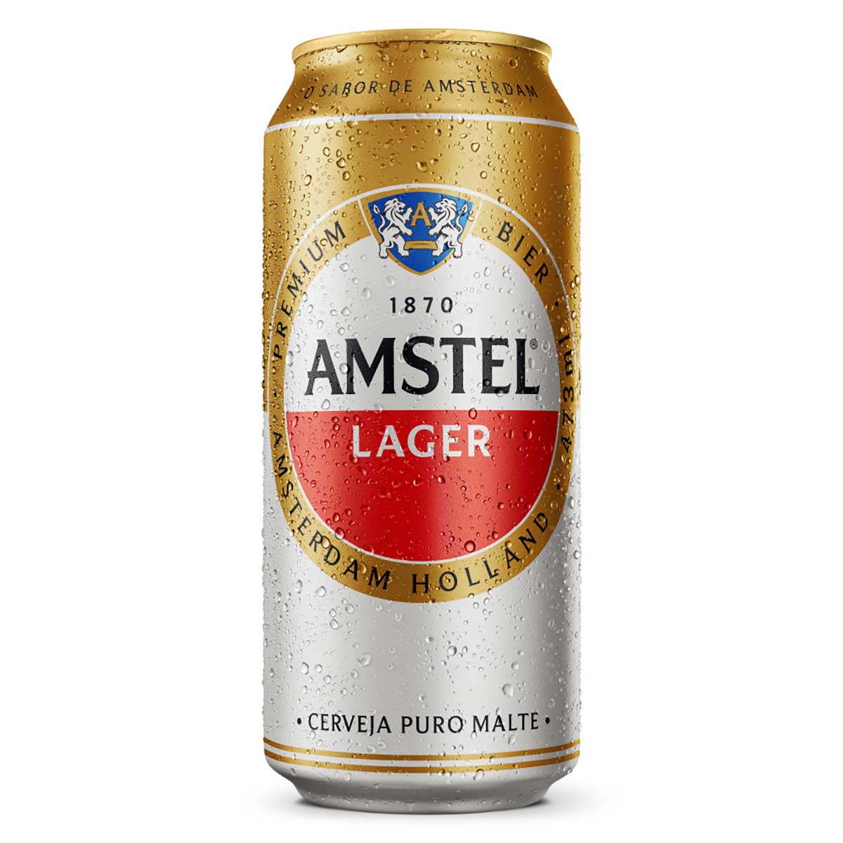 Cerveja Amstel Puro Malte Lata 473ml