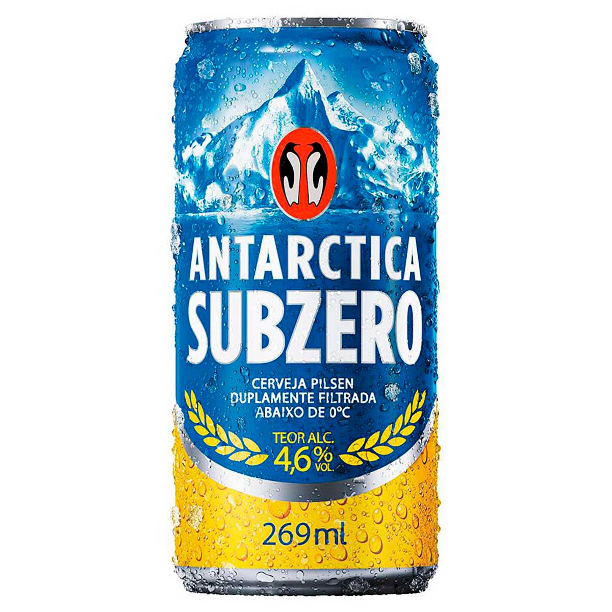 Cerveja Antarctica Sub Zero Pilsen 269ml Lata