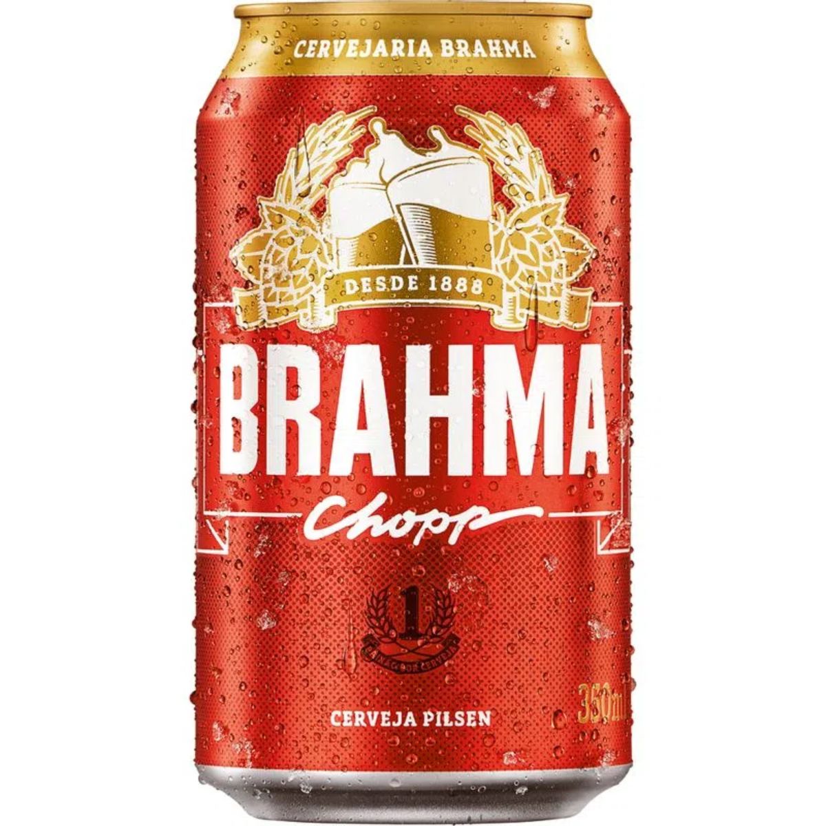 Cerveja Brahma Pilsen Lata 350 ml