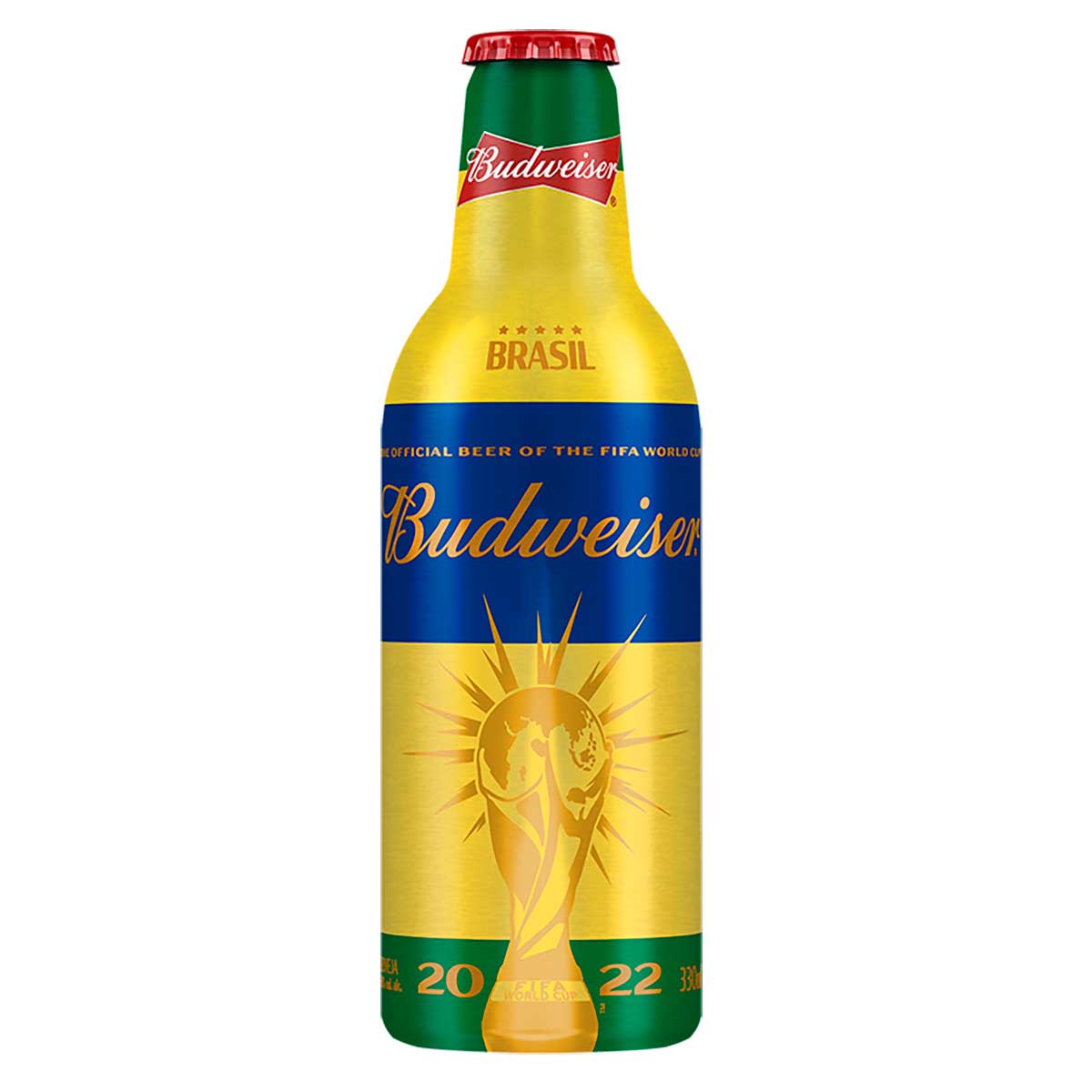 Cerveja Budweiser Seleções Aluminio Long Neck 330ml