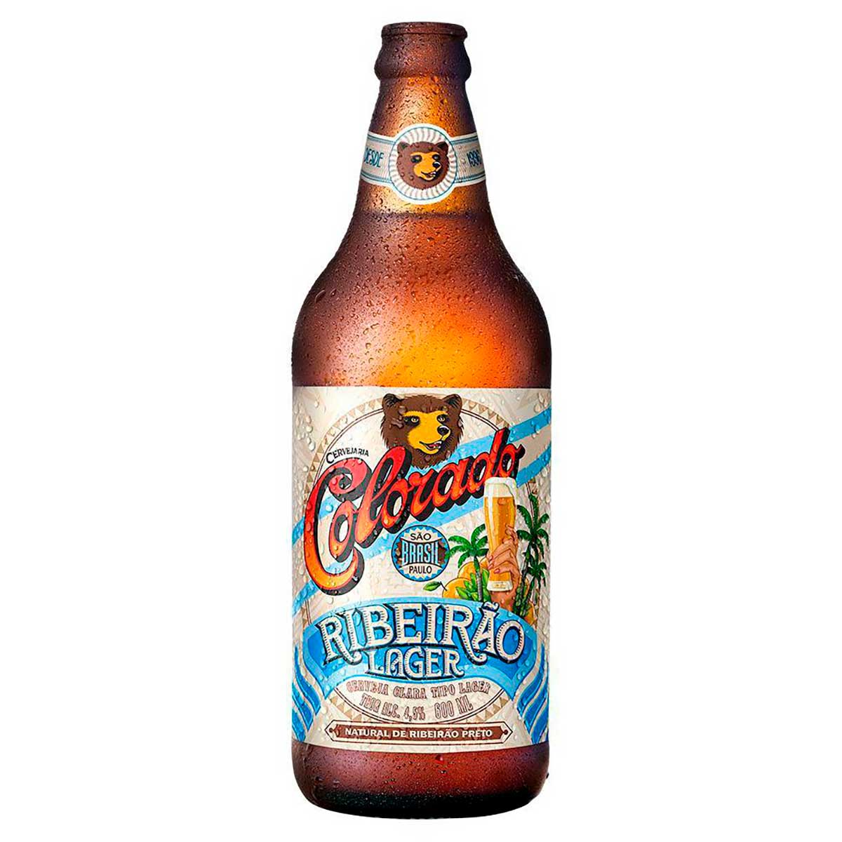 Cerveja Colorado Ribeirão Lager 600ml Garrafa