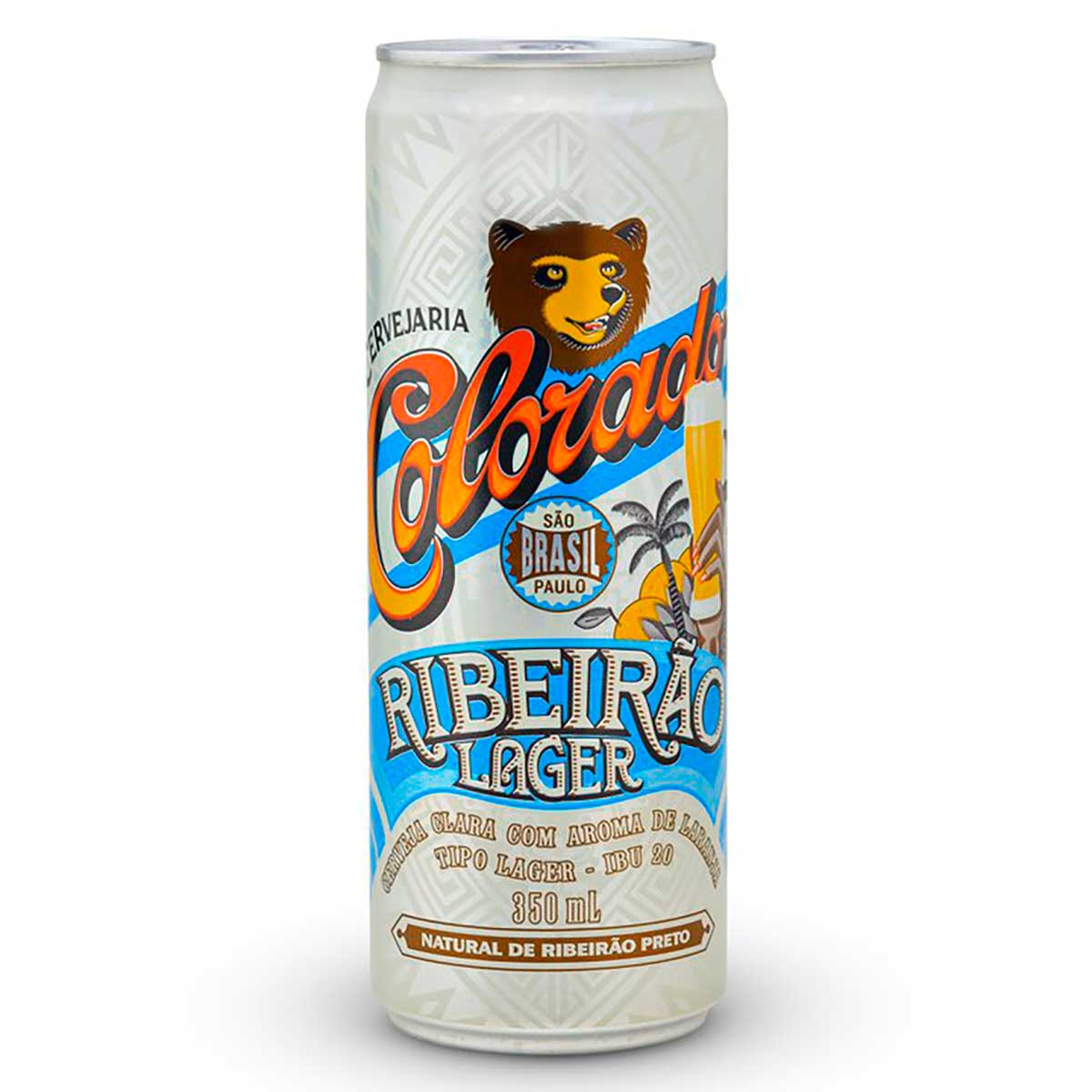 Cerveja Colorado Ribeirão Lager Lata 350 ml