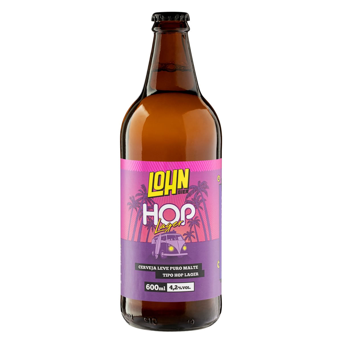 Cerveja Lohn Bier Hop Lager Puro Malte Garrafa 600ml