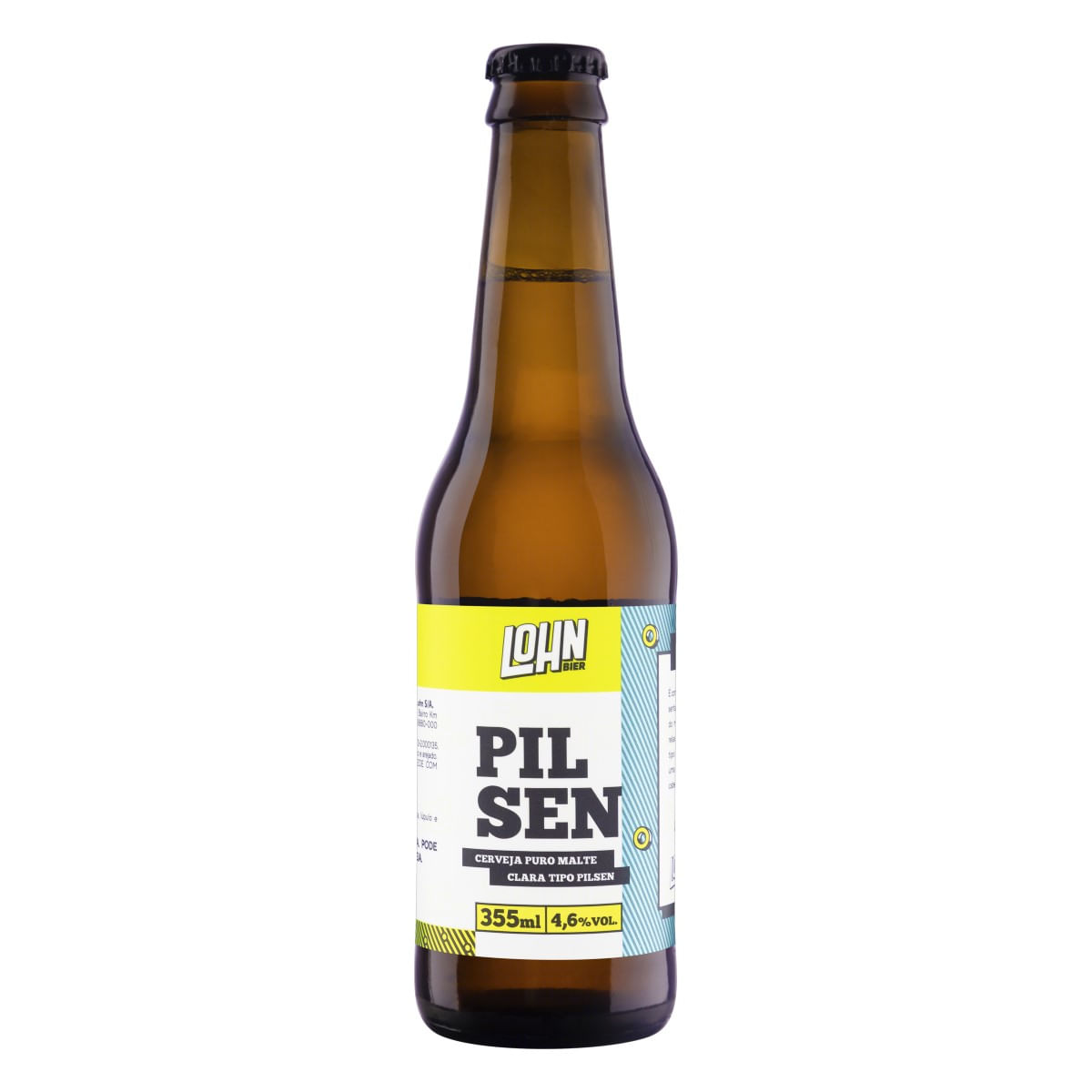 Cerveja Lohn Bier Pilsen Puro Malte Garrafa 355ml