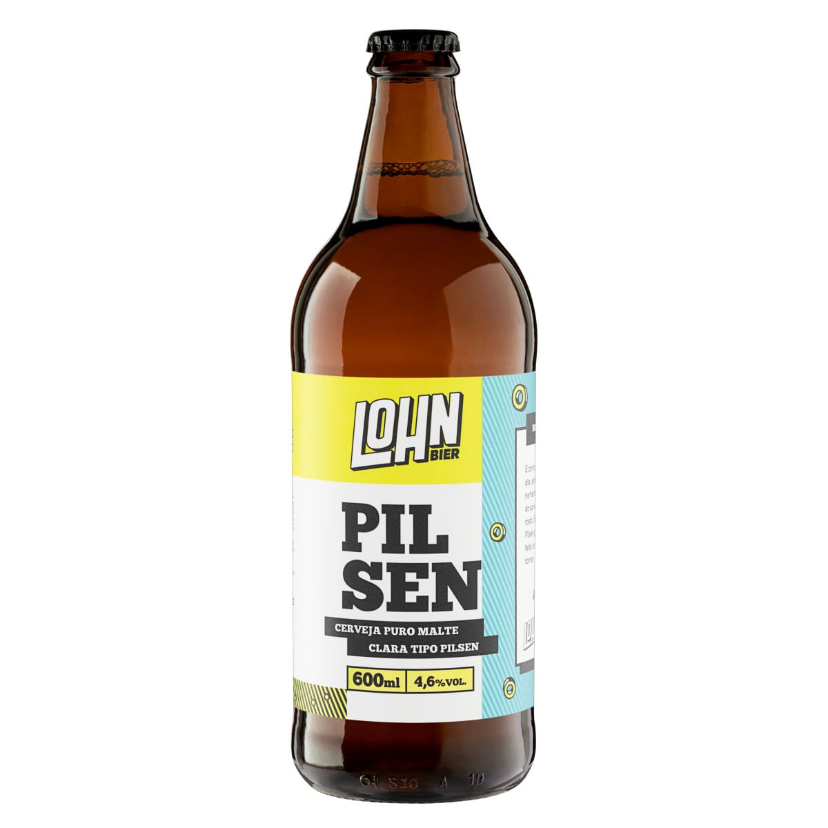 Cerveja Lohn Bier Pilsen Puro Malte Garrafa 600ml