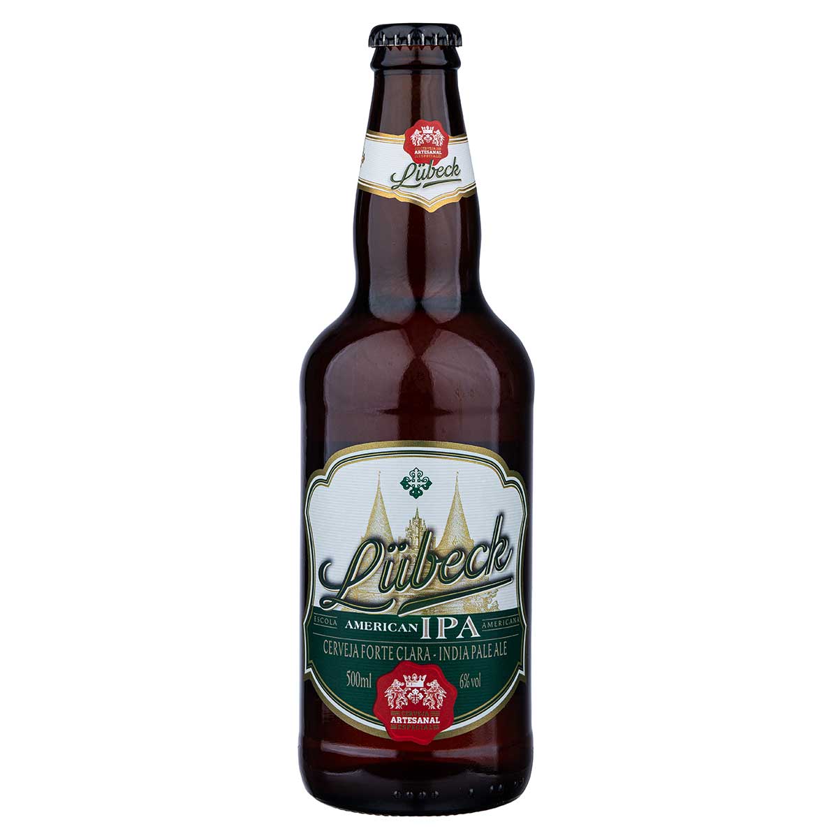 Cerveja Lübeck American IPA  Garrafa 500ml