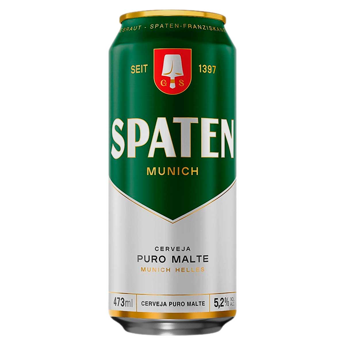 Cerveja Munich Helles Puro Malte Spaten Lata 473ml