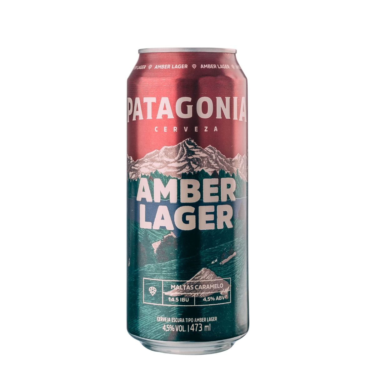 Cerveja Amber Lager Patagonia Lata 473 ml