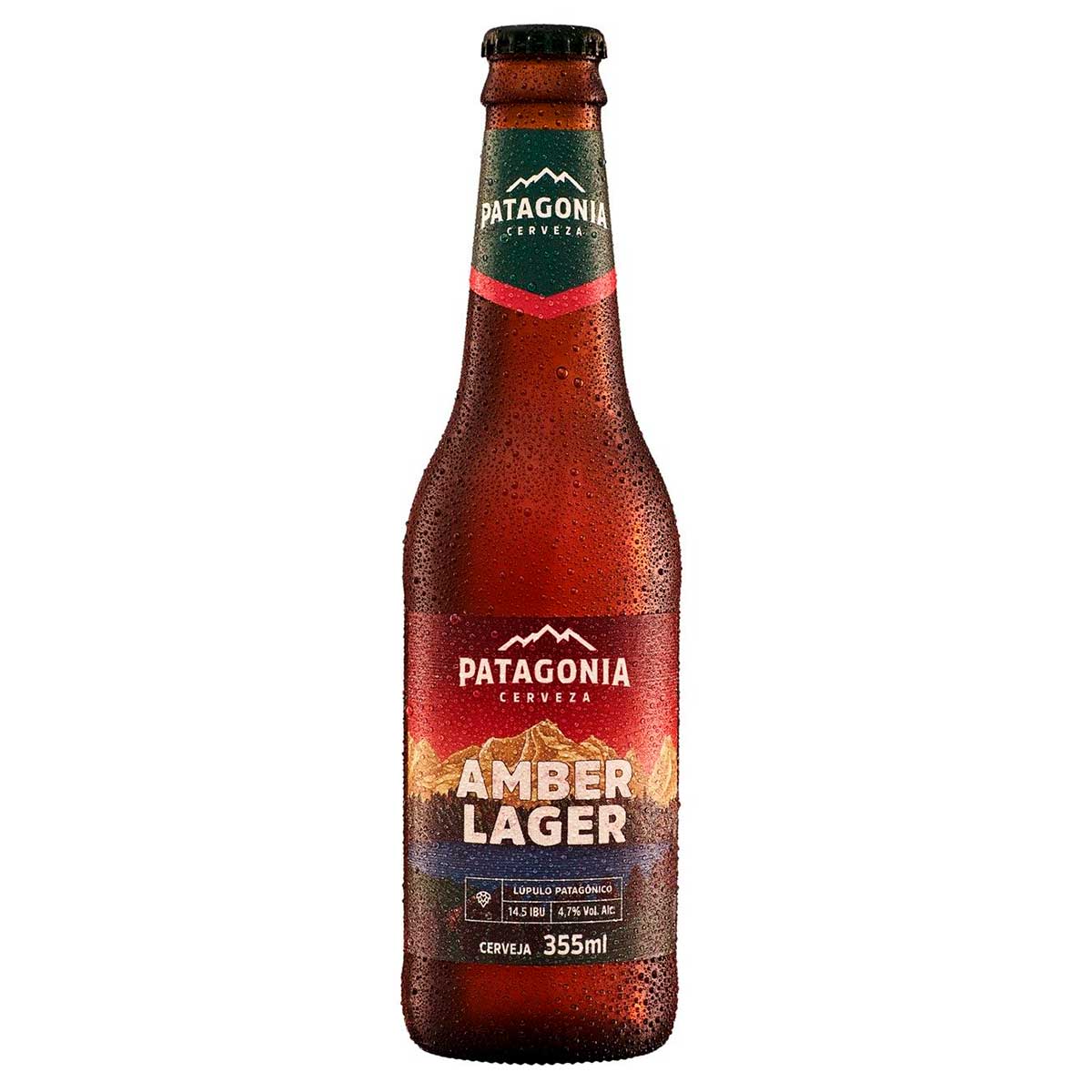 Cerveja Patagonia Amber Lager 355ml Long Neck