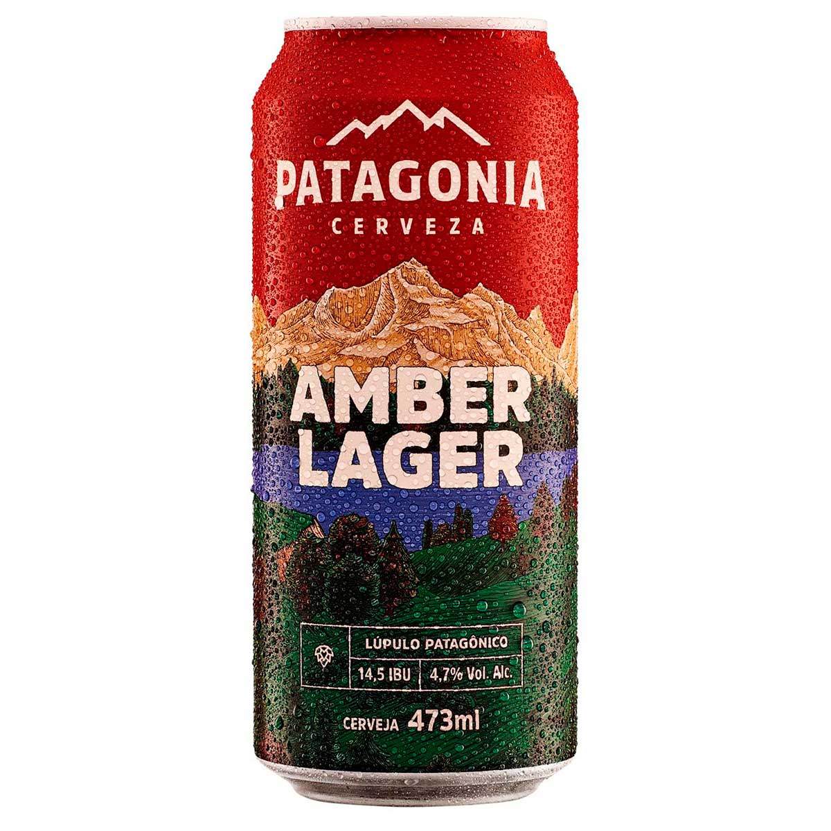 Cerveja Patagonia Amber Lager 473ml Lata