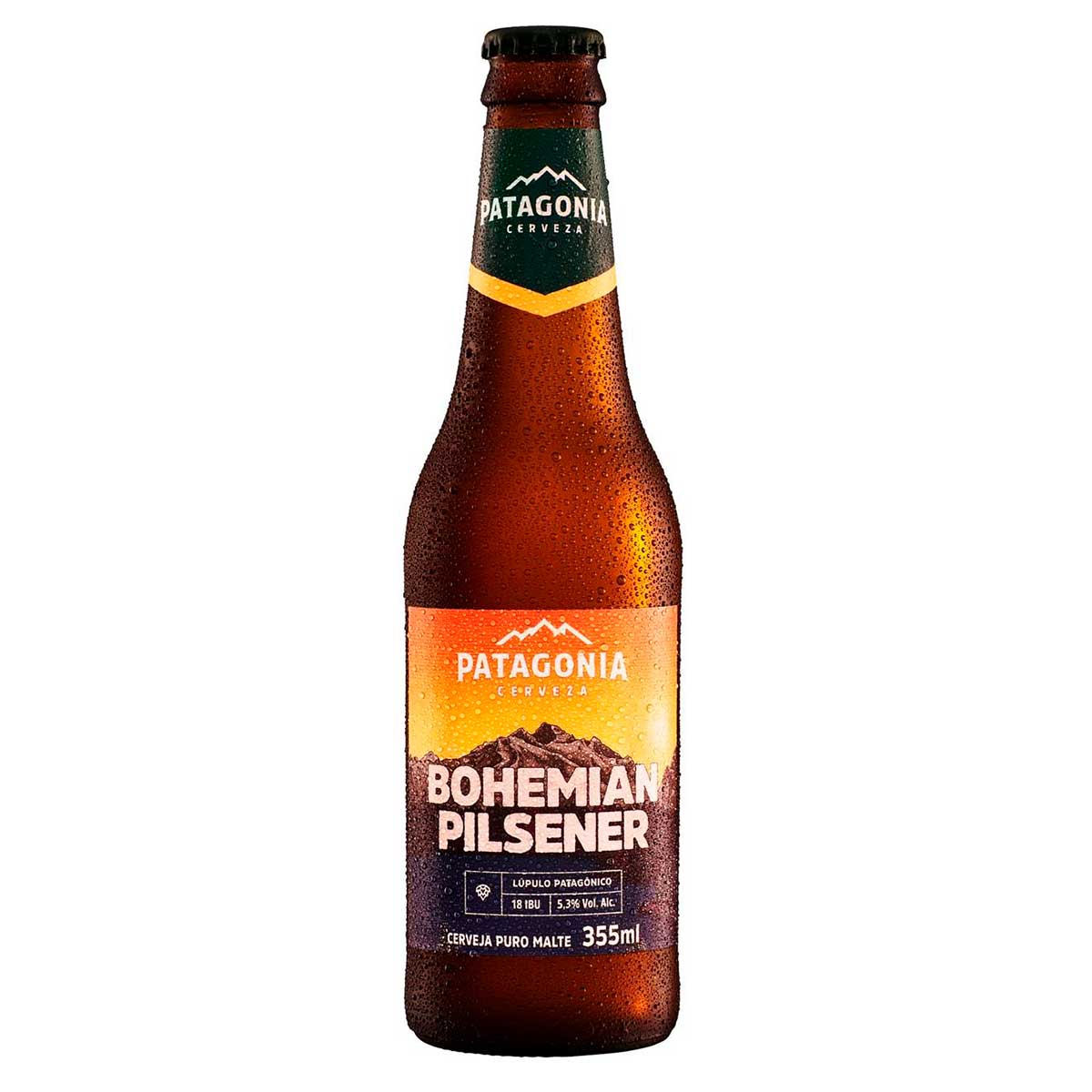 Cerveja Patagonia Bohemian Pilsener Lager Long Neck 355ml