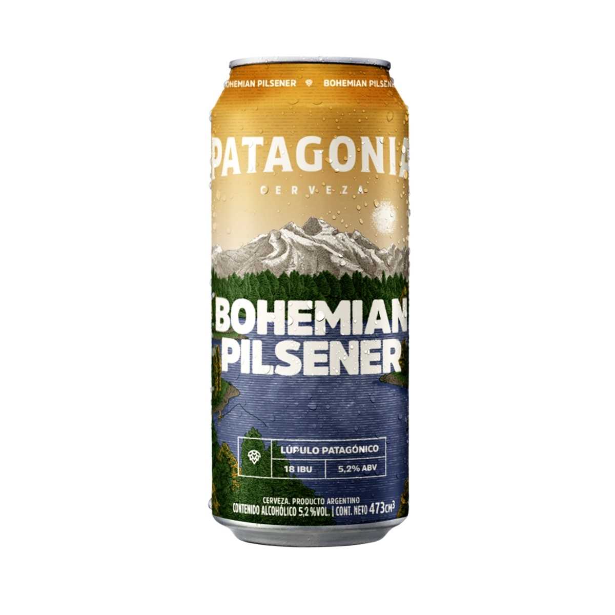 Cerveja Bohemian Pilsener Patagonia 473ml