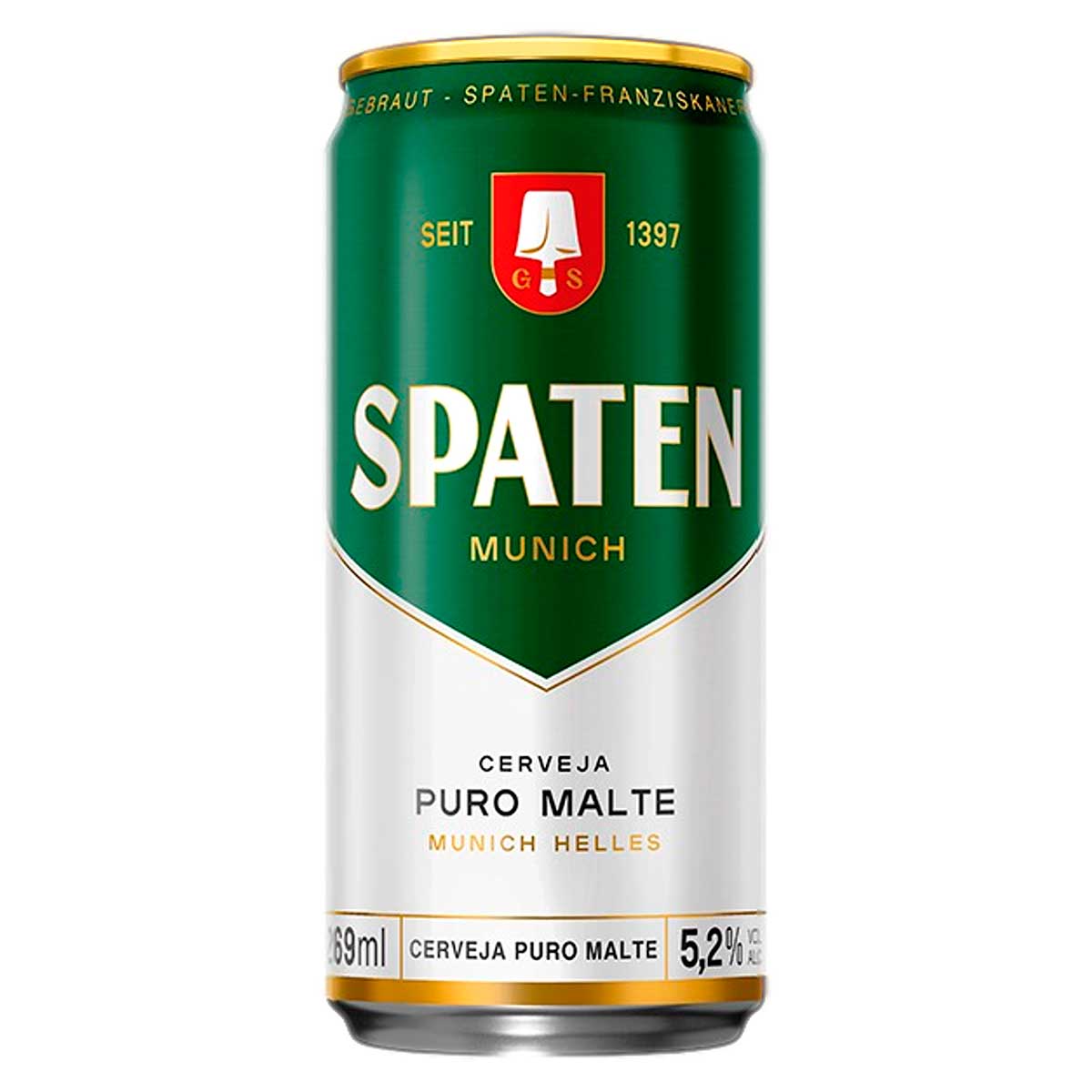 Cerveja Munich Helles Puro Malte Spaten Lata 269ml