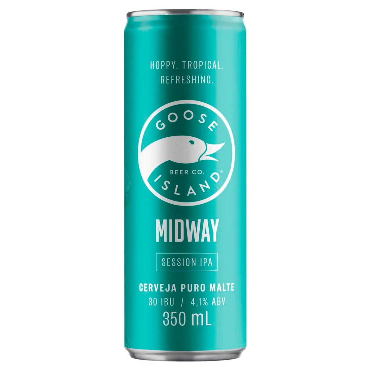 Cerveja Session IPA Puro Malte Midway Goose Island Lata 350 ml