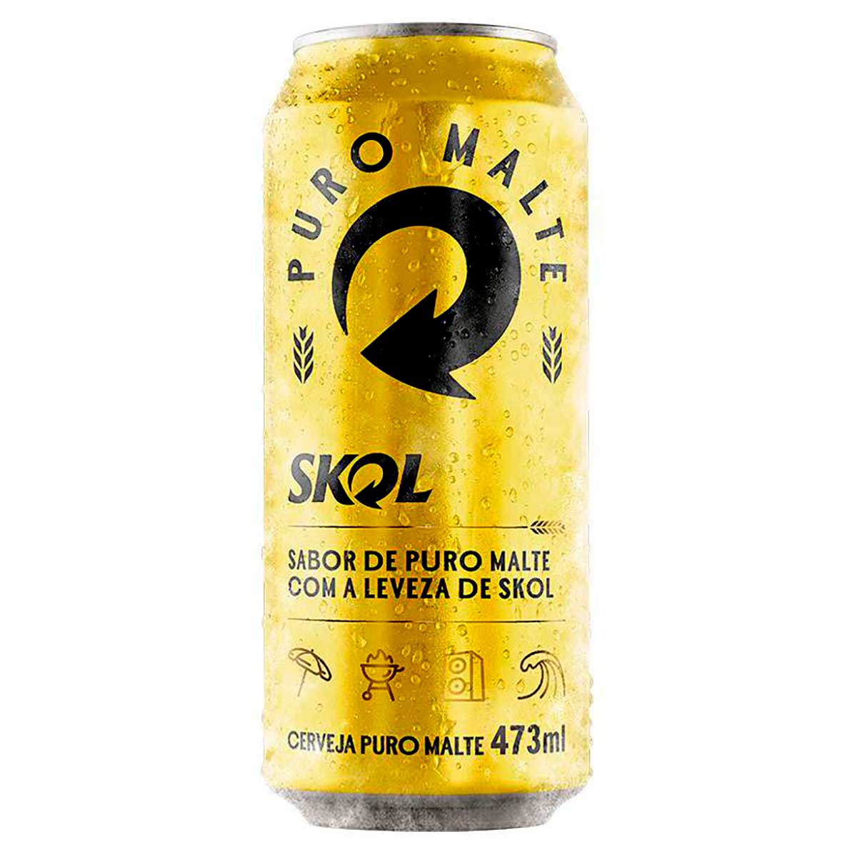 Cerveja Skol Puro Malte Lata 473ml