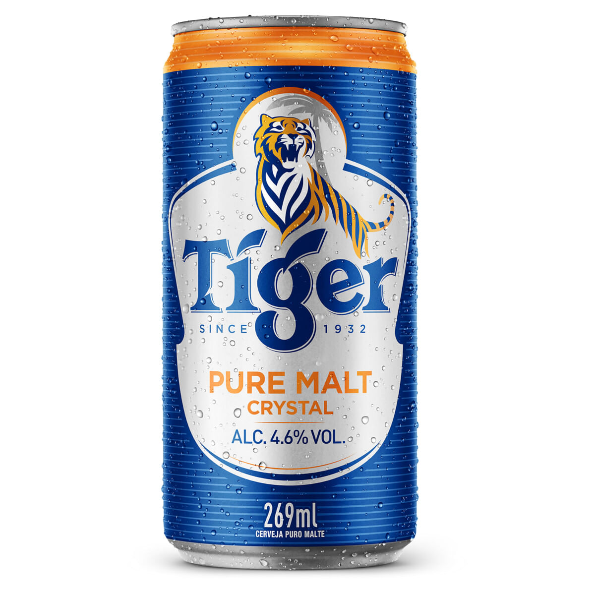 Cerveja Tiger Puro Malte Crystal Lata 269ml