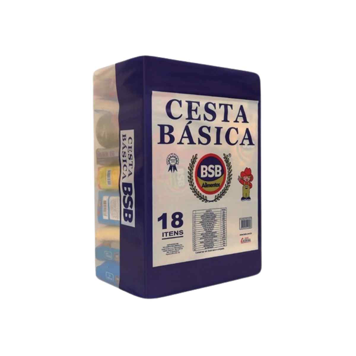 Cesta Básica BSB 18 Itens 15,6 kg