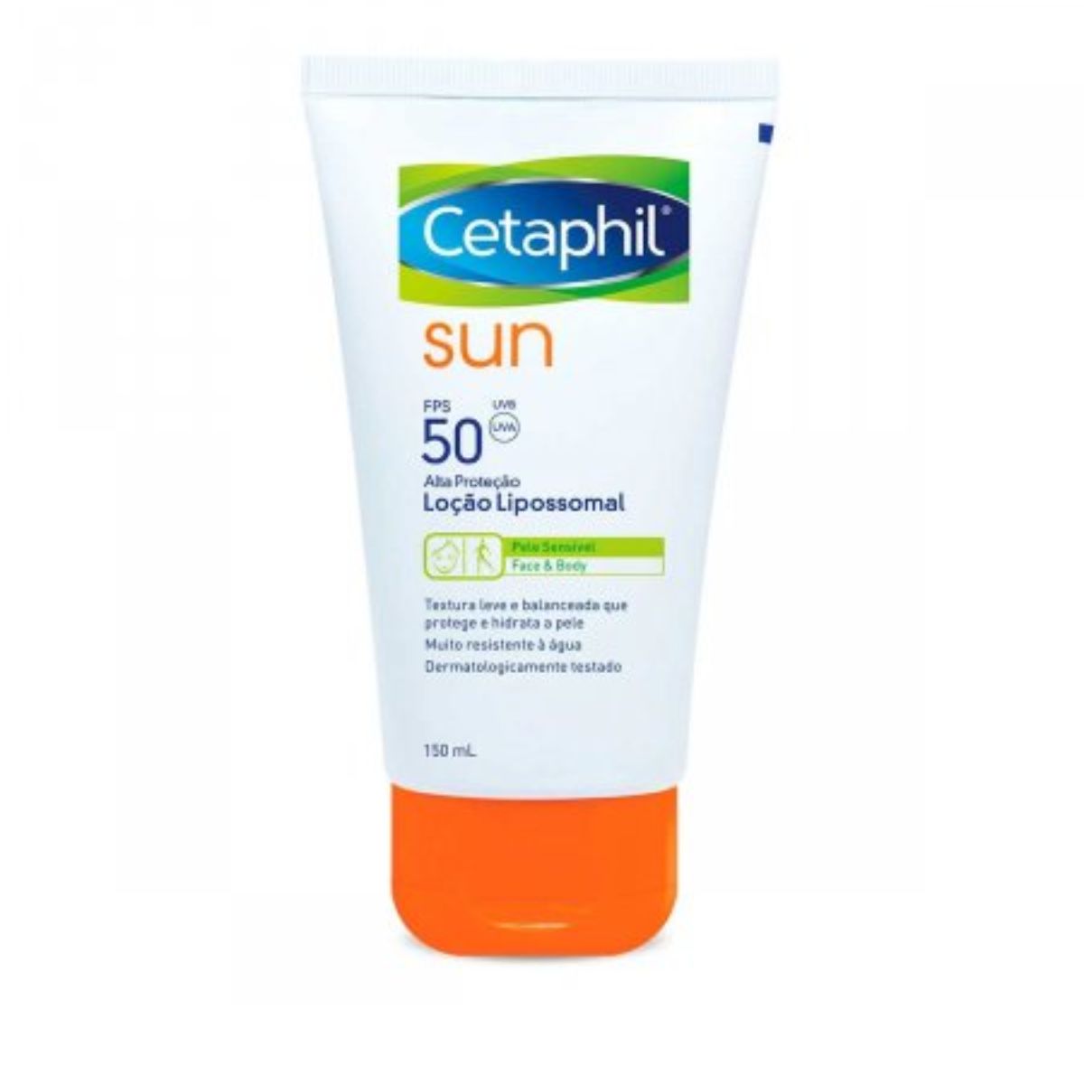 Protetor Solar Cetaphil Pele Sensível Sun F50 Loção Lipossomal Com 150ml