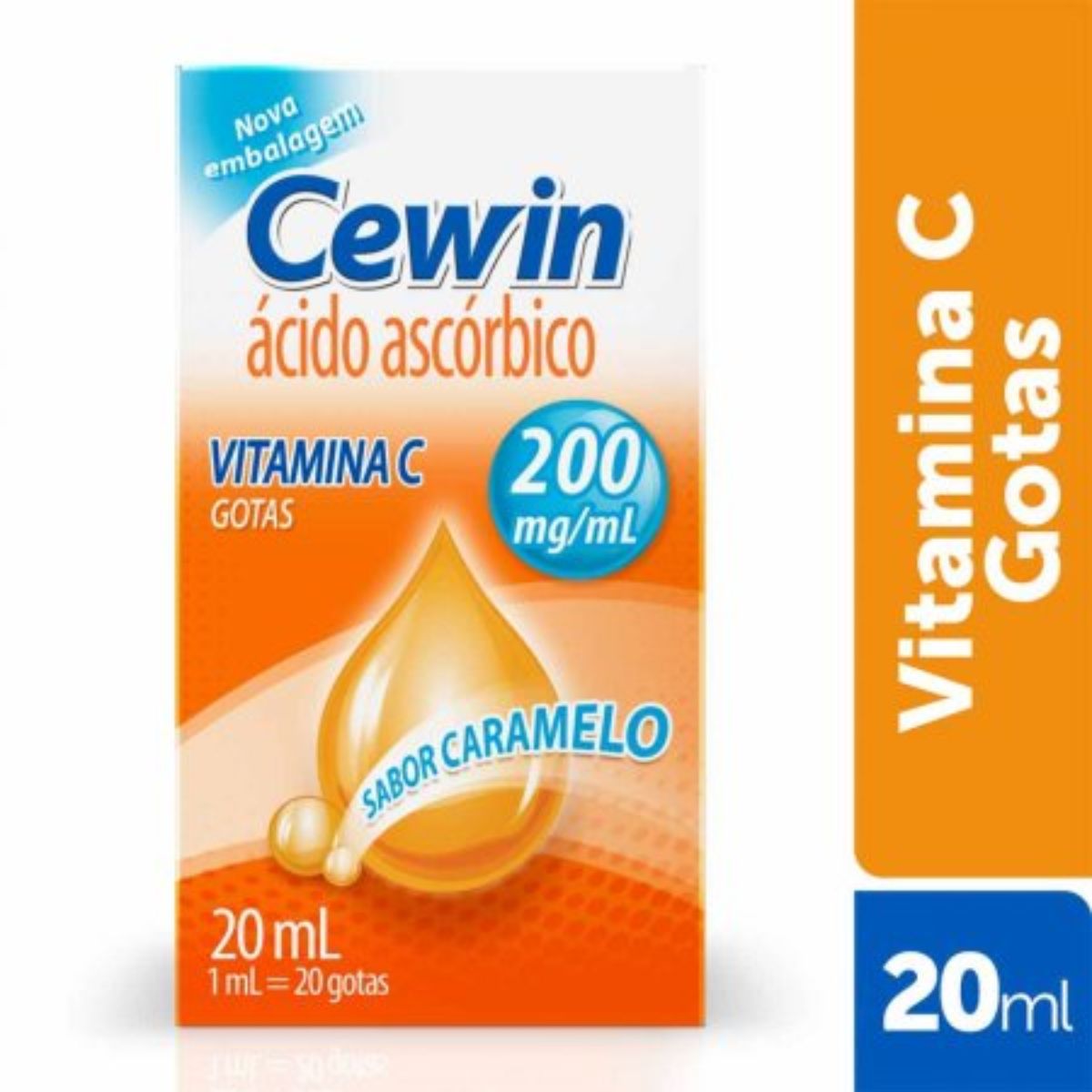 Vitamina C Cewin 200mg/ml em gotas Com 200ml