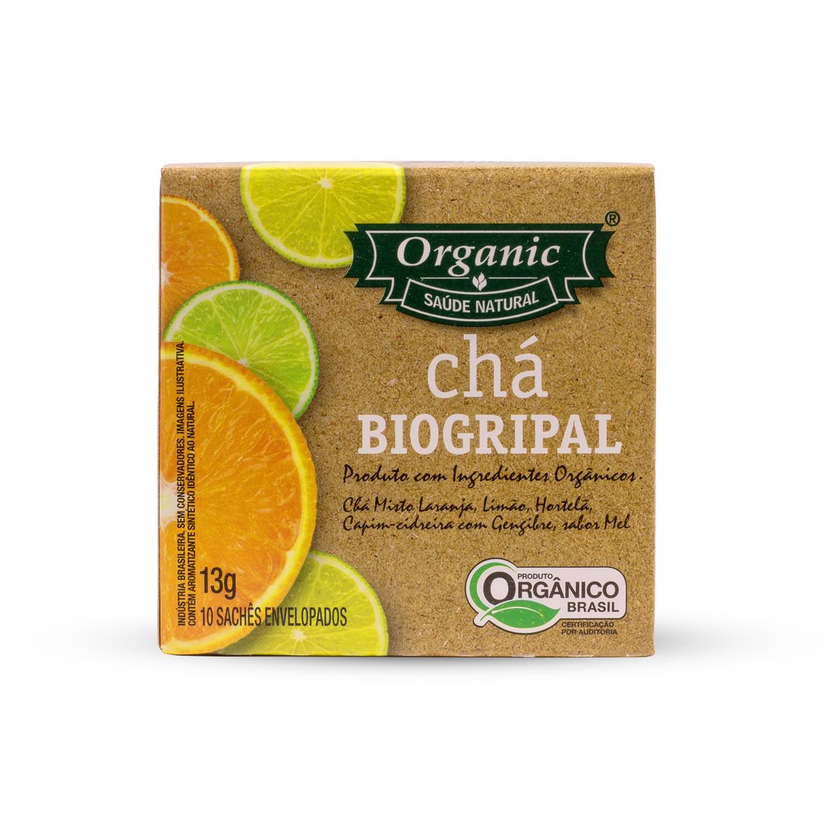 Chá Orgânico Biogripal Organic 13 g