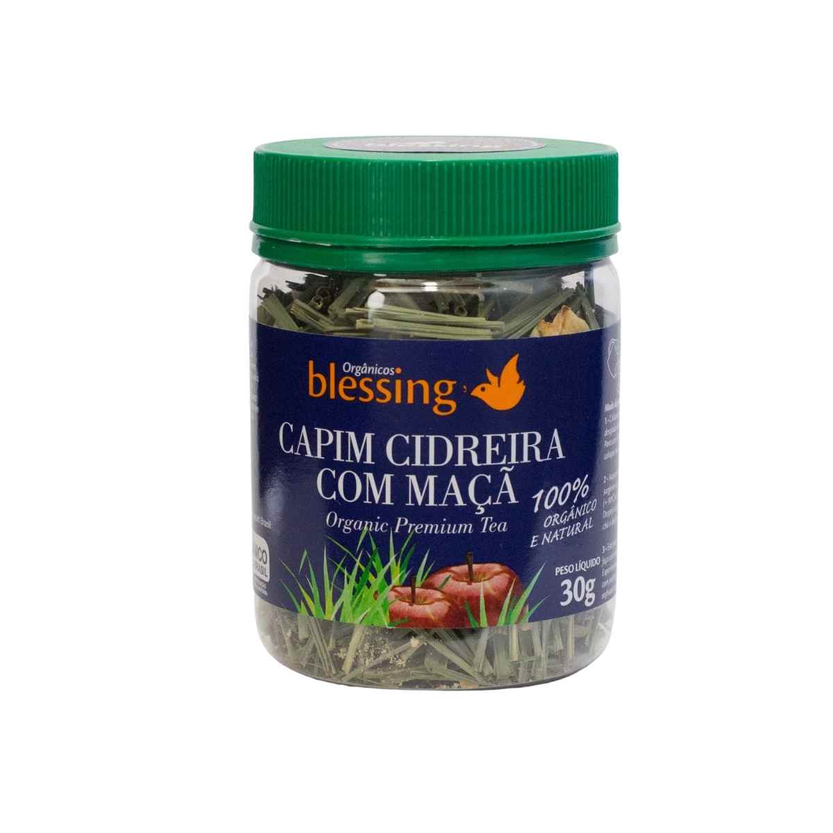 Chá de Capim Cidreira com Maçã Blessing 30g