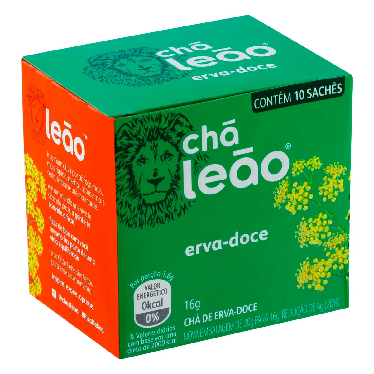 Chá de Erva Doce Leão Fuze - 10 Sachês