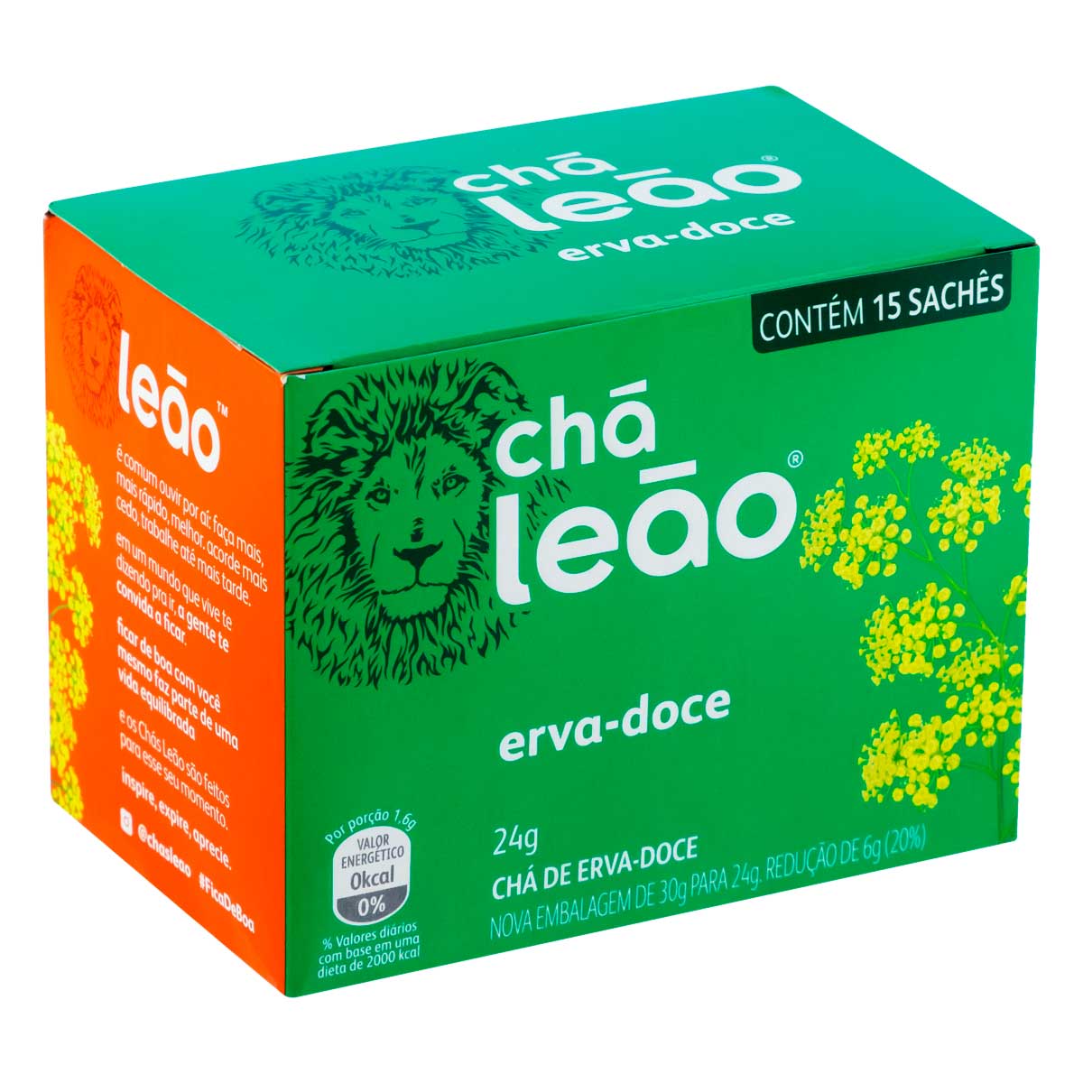 Chá de Erva Doce Leão Fuze - 15 Sachês