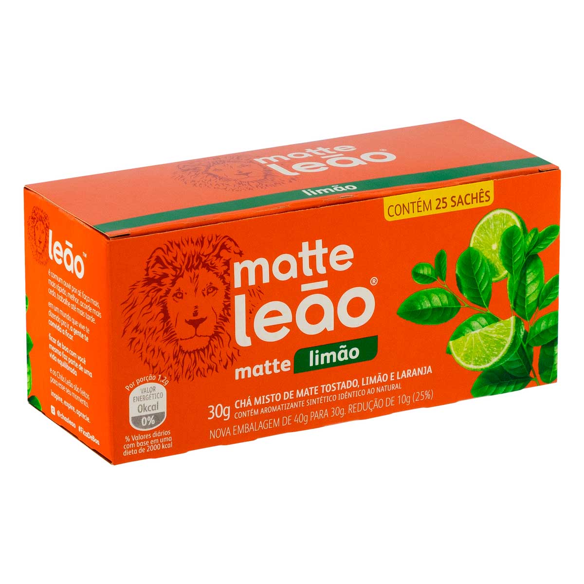 Chá Matte com Limão Leão - 25 Sachês