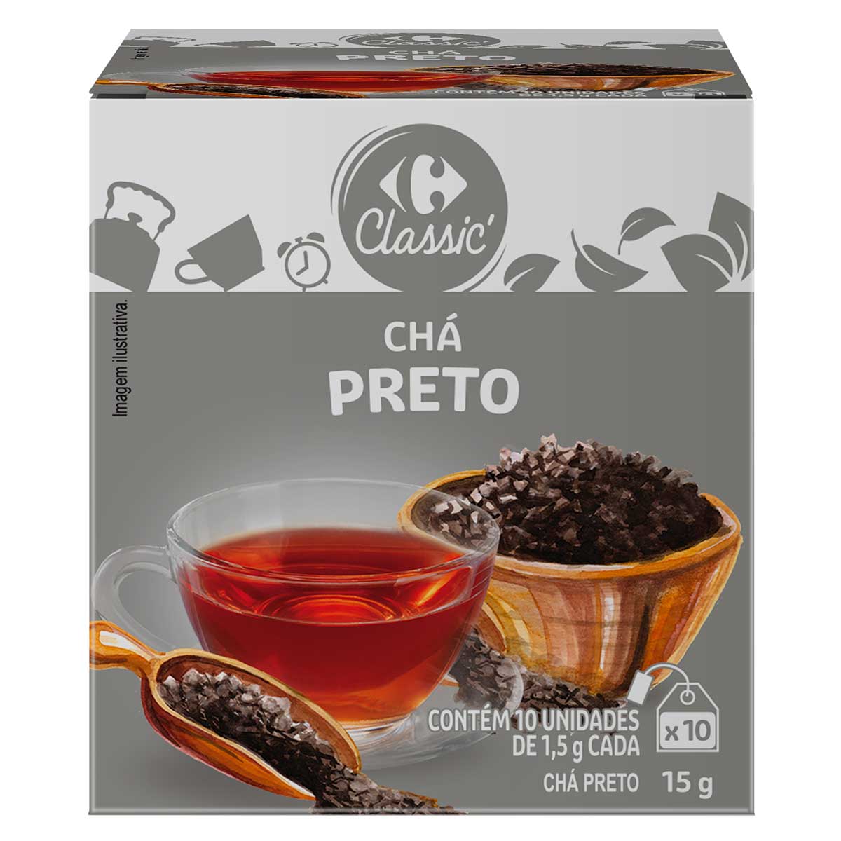 Chá Preto Carrefour 10 Sachês