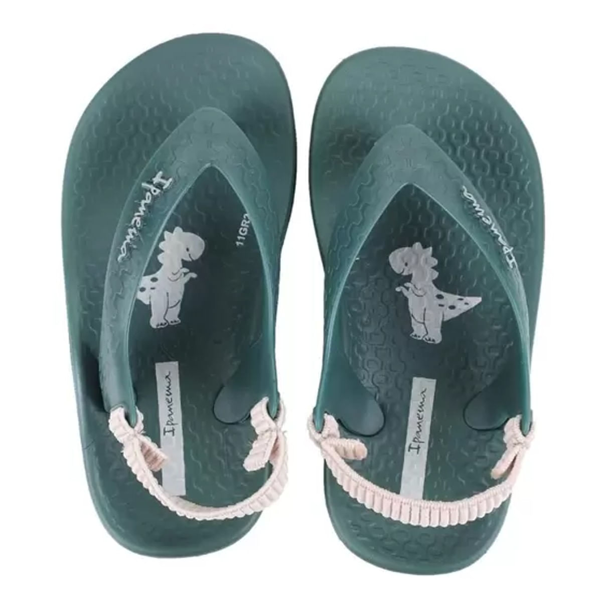 Chinelo Ipanema Feminina Infantil Grendene Verde 17 18