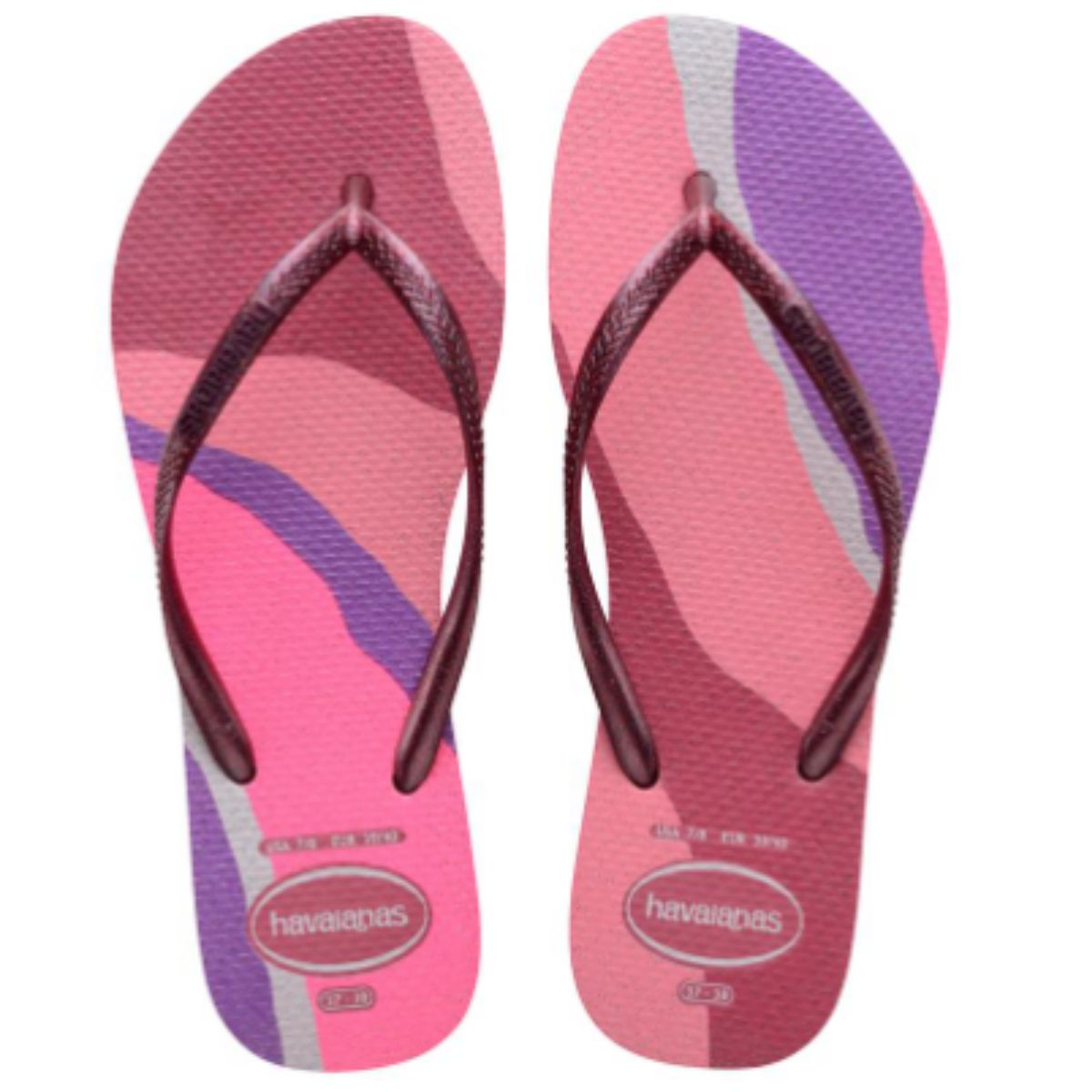 Chinelo Feminino Slim Palette  35 36 Havaianas Rosa