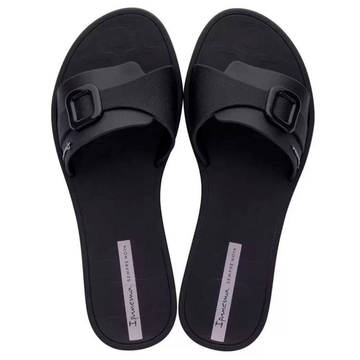 Chinelo Ipanema Feminina Slide Clip Preto 36