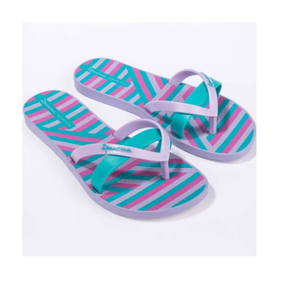 Chinelo Feminino Ipanema Kirei Violeta e Azul 35