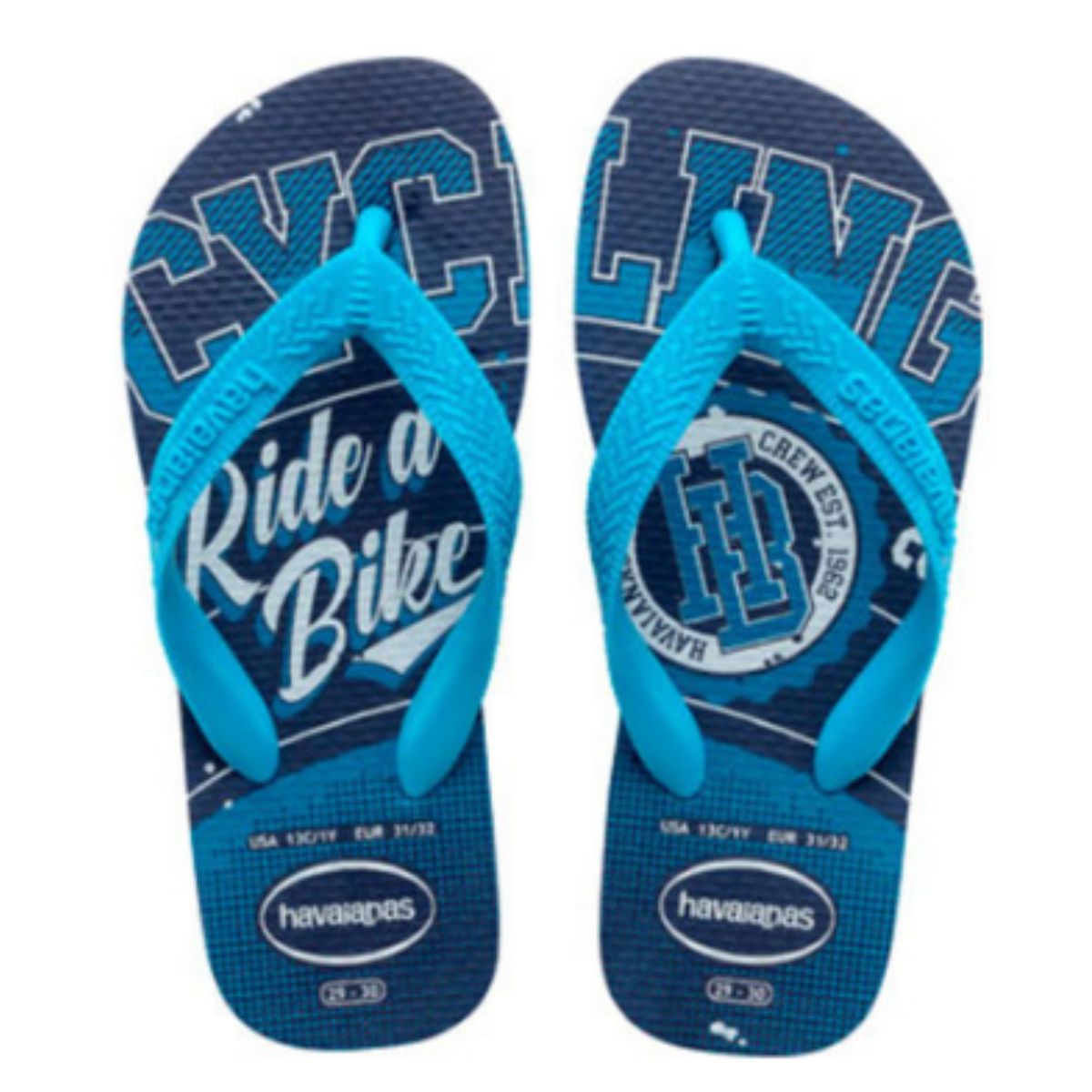 Chinelo Kids Athletic 23 24 Havaianas Azul