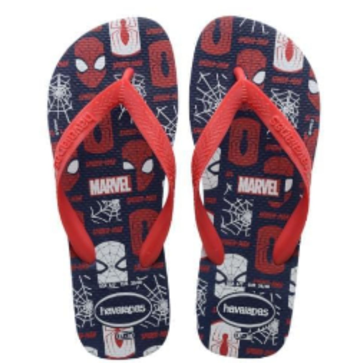 Chinelo Top Kids  Logo Marvel 23 24 Havaianas Azul