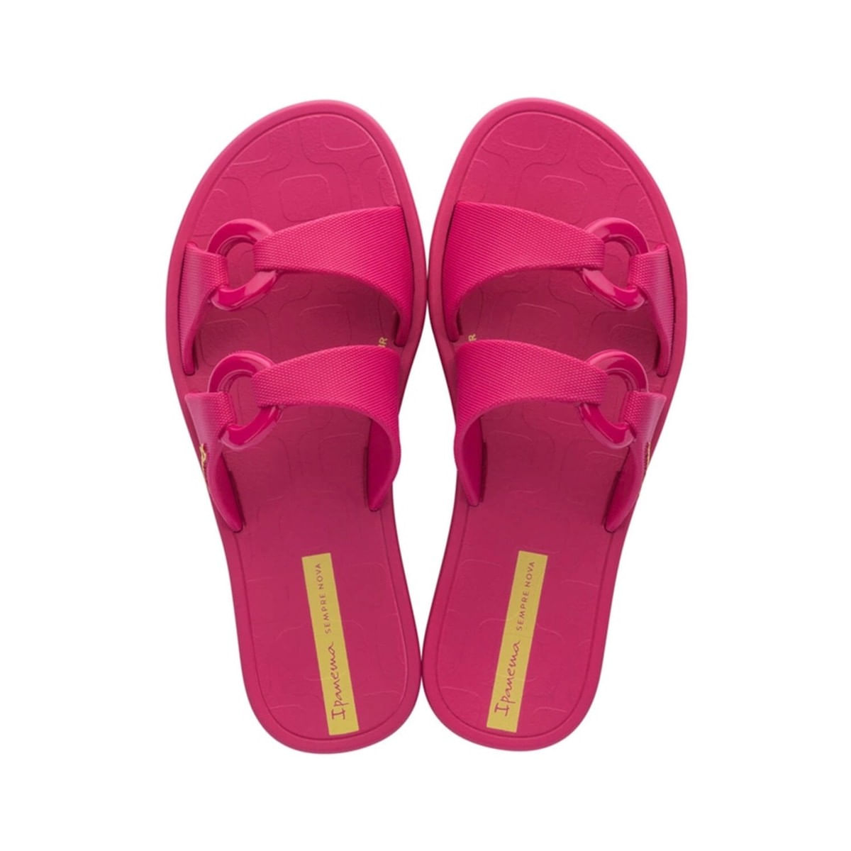 Chinelo Ipanema Feminina Infantil Slide Ella Rosa