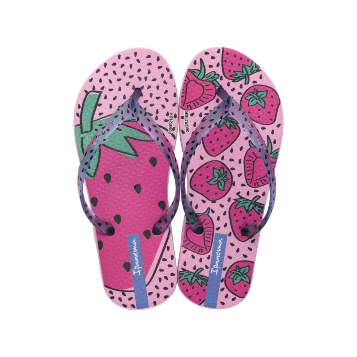 Chinelo Infantil Menina Ipanema Morango 23/24