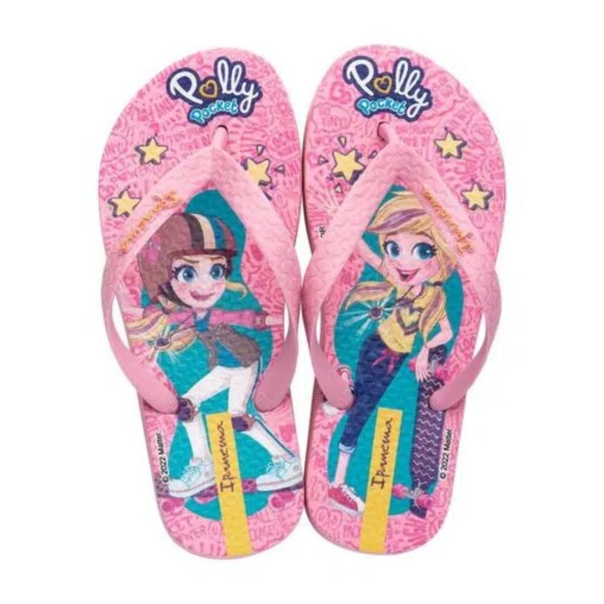 Chinelo Ipanema Menina Polly Pocket Rosa 23/24