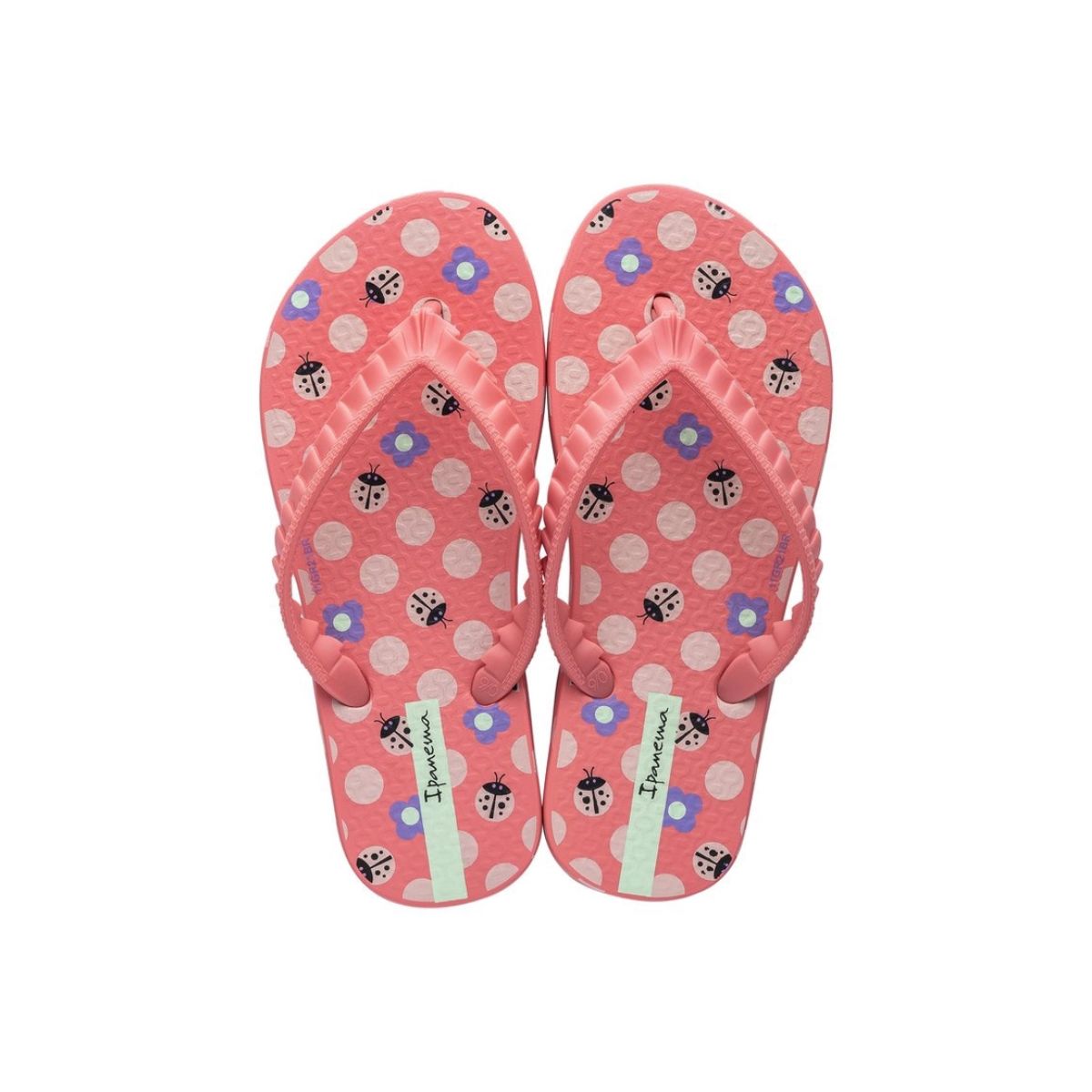 Chinelo Infantil Menina Quintal Mágico Joaninha Ipanema 25 26