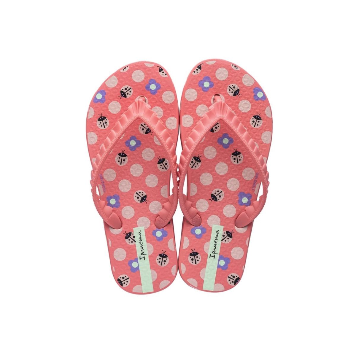 Chinelo Infantil Menina Quintal Mágico Joaninha Ipanema 29 30